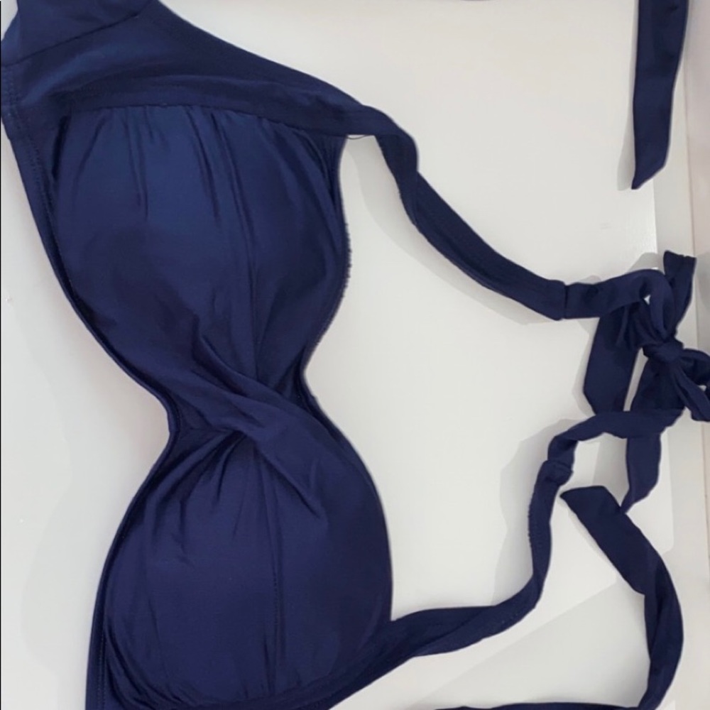 Blue bikini
